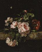 Group of flowers, Willem van Aelst